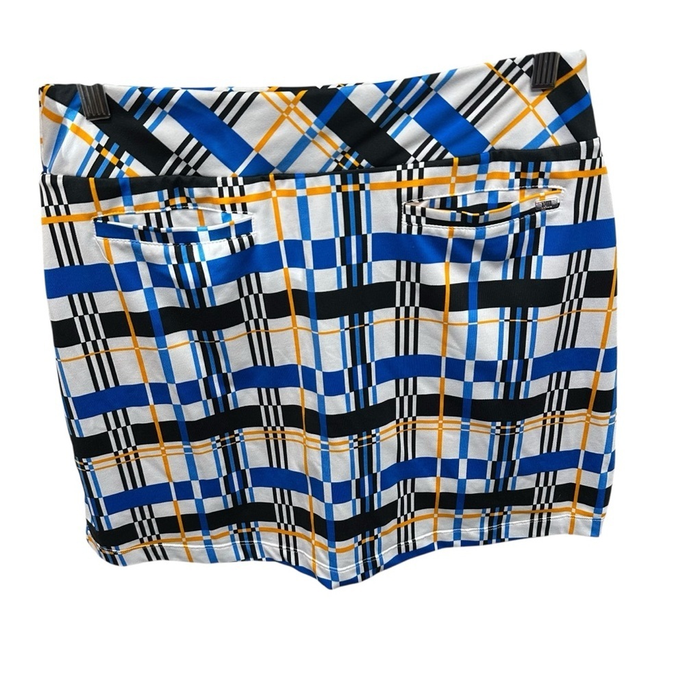 Tail women’s golf skort plaid preppy pickle ball size small